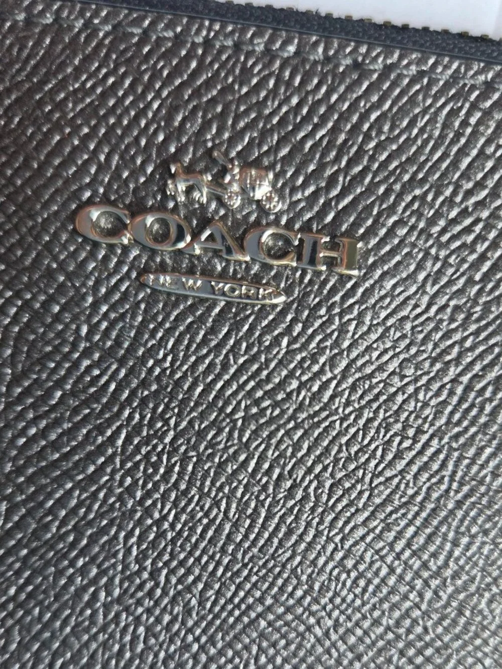 Coach Corner Zip Wristlet